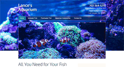 Desktop Screenshot of lancesaquarium.com